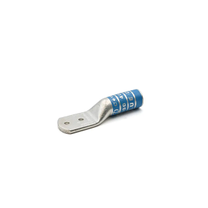 Końcówki oczkowe rurowe 2 otworowe (z wydłużoną tuleją, oznaczone kolorem) nieizolowane | M10, 95mm² (AWG 3/0) - kolor pomarańczowy | UL486A do <35kV, dedykowane do trudnych warunków eksploatacyjnych | Opakowanie: 30 szt. | CEMBRE
